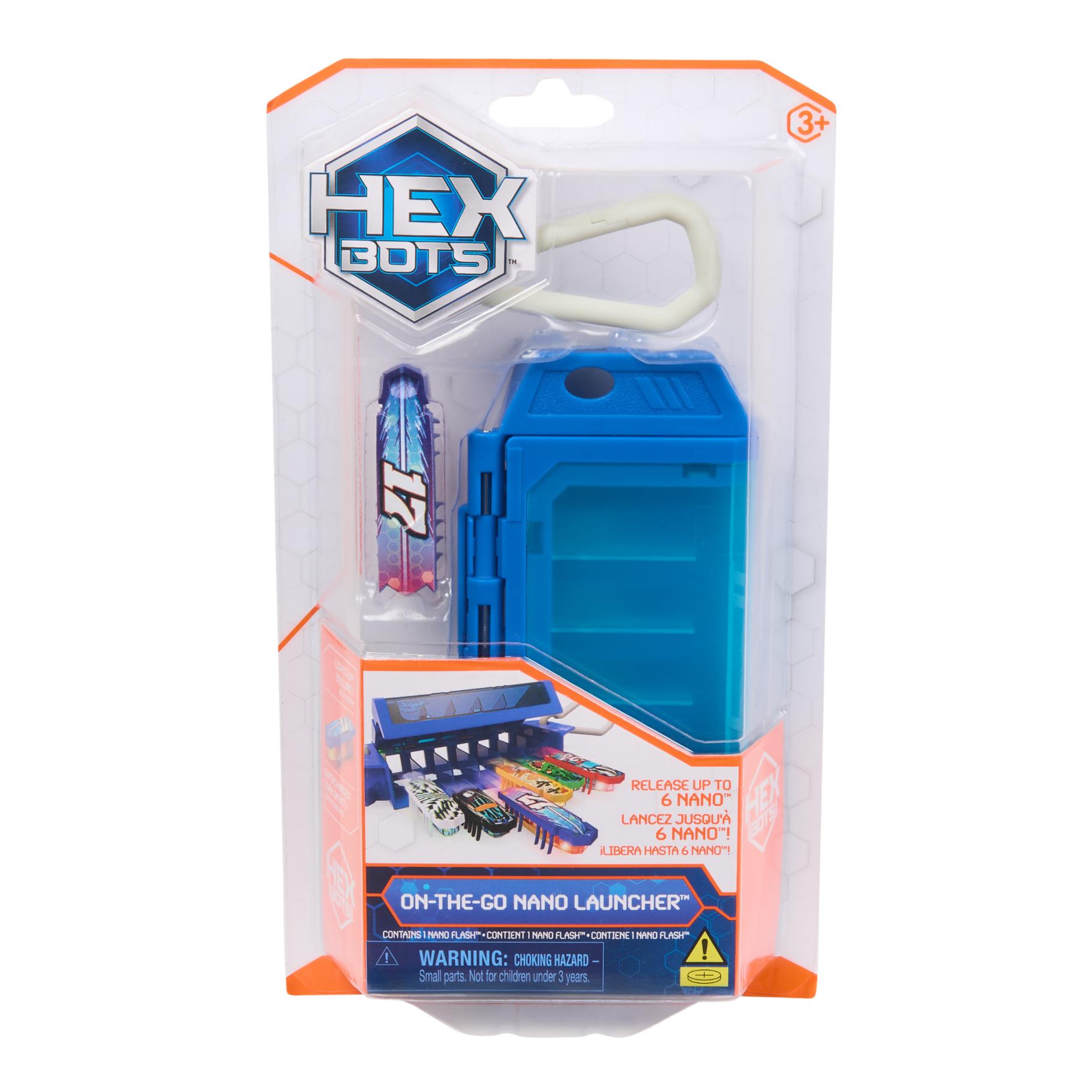 Top1Toys Hexbots Nano On The Go Launcher (Met 1 Flash Nano)