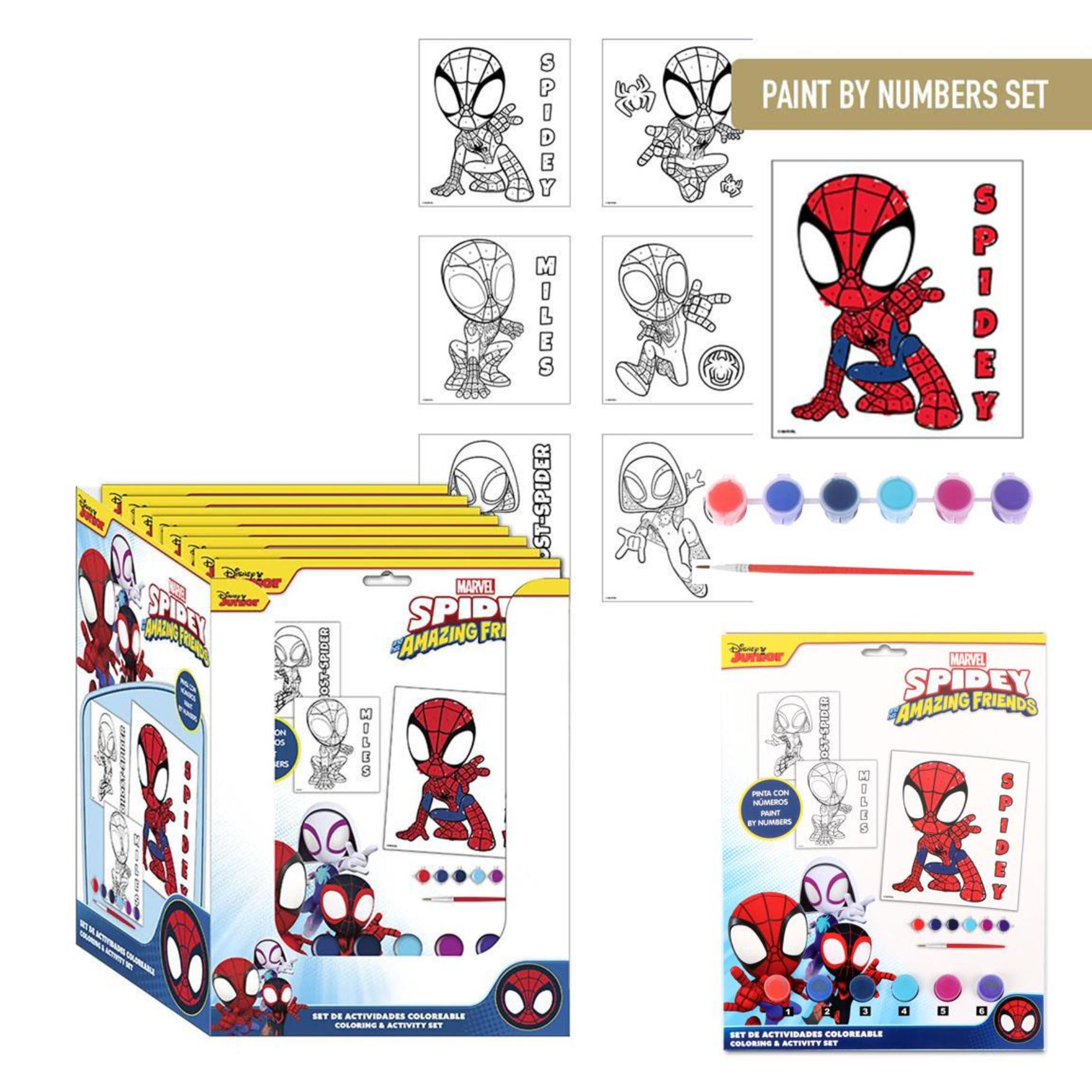 Top1Toys Verven op nummer Spidey