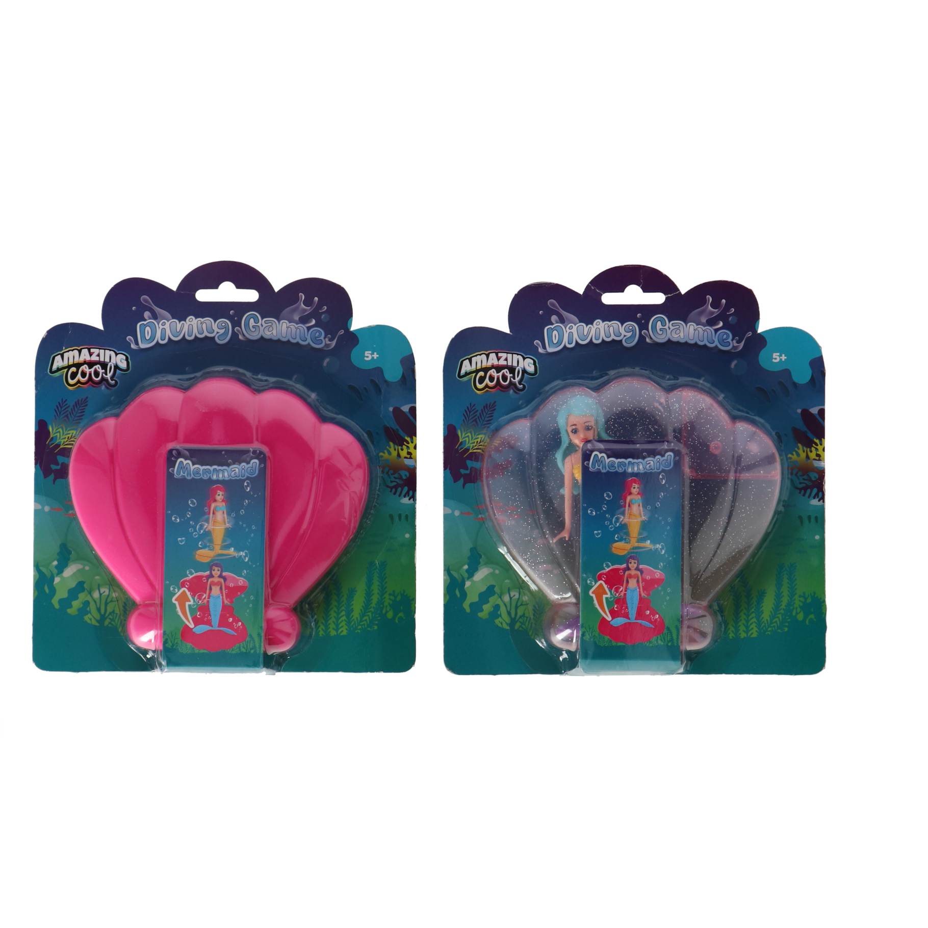 Top1Toys Amazing cool duik schelp met zeemeermin magic 2 assorti