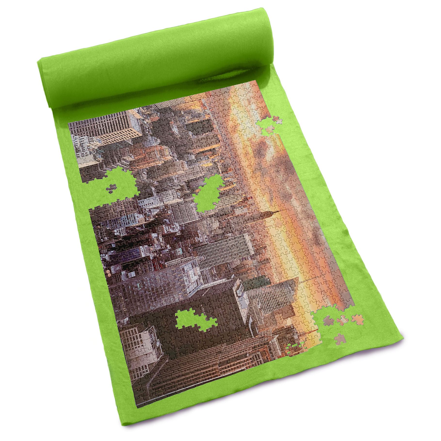 Top1Toys Luxe Puzzelrol voor 500-1000 Stuks puzzels inclusief 1000 stukjes puzzel assorti