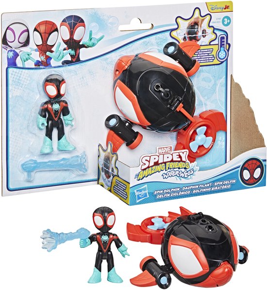 Top1Toys Spidey And Friends waterwebs spin dolphin