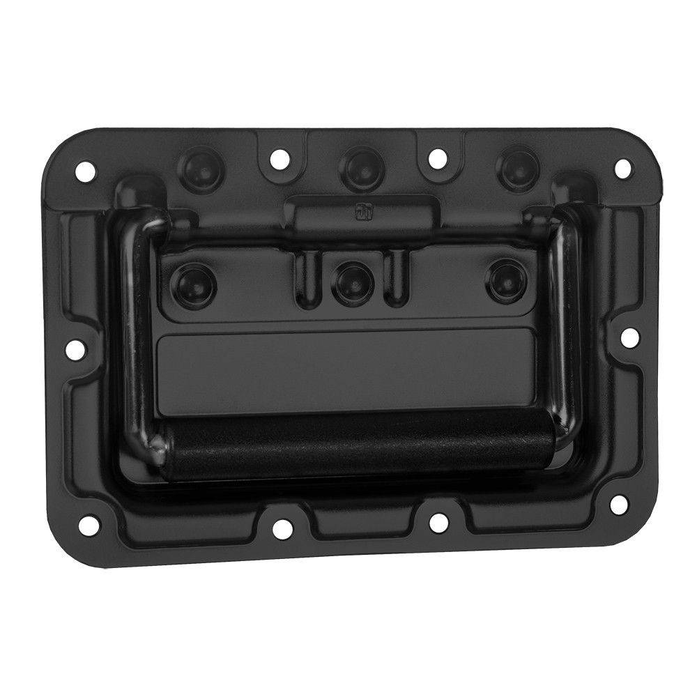 Adam Hall Adam Hall 34081BLK Medium inbouw handvat met revet bescherming 9mm zwart