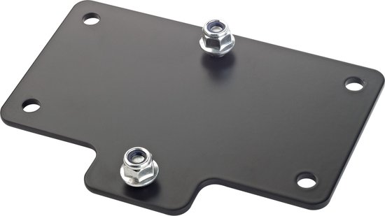 K&M 24357 Adapter paneel 4 zwart