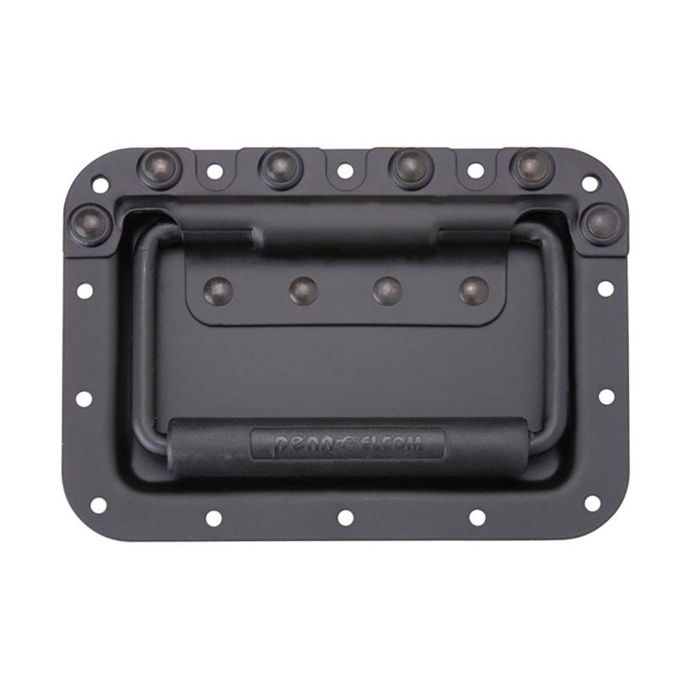 Penn Elcom Penn Elcom H7165-10K Groot inbouwhandvat met veer zwart