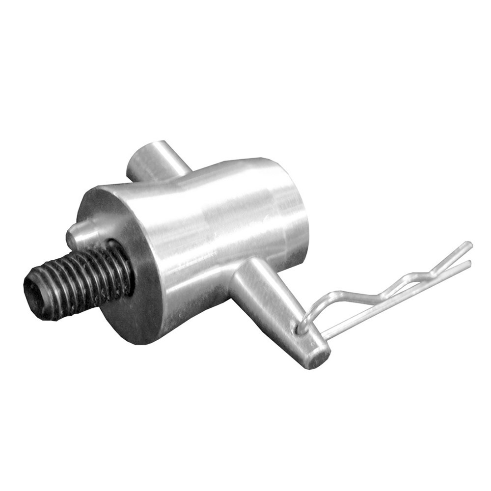 Duratruss DuraTruss DT HC-Cube 1 M10 halve truss spigot met pin & clip