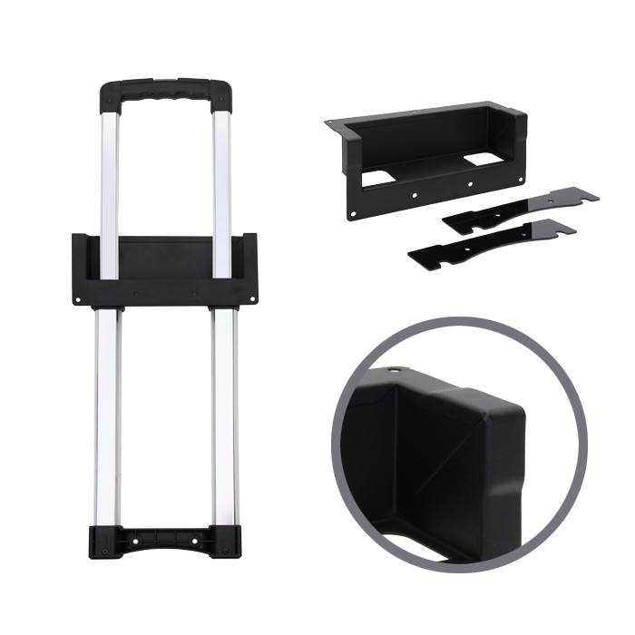 Adam Hall Adam Hall Uitschuif handvat klein met verzet zwart