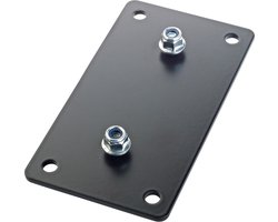 K&M 24356 Adapter paneel 3 zwart