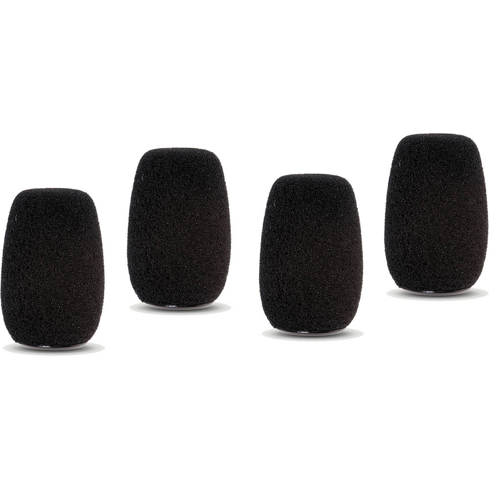 Shure Shure ACVG4WS-B Snap-fit plopkap voor CVG zwanenhals microfoons (4 stuks)