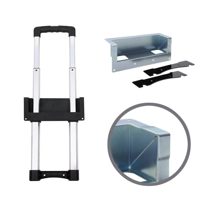 Adam Hall Adam Hall Uitschuif handvat medium met verzet zilver