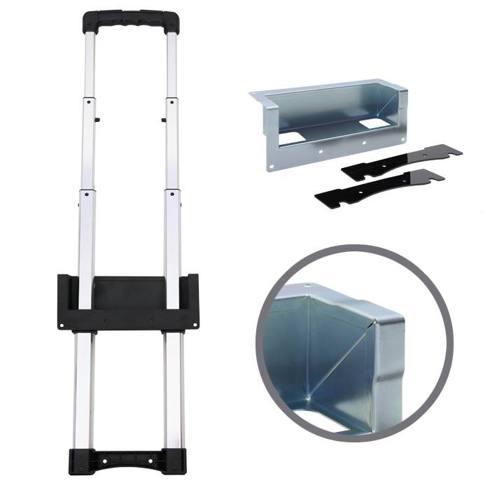 Adam Hall Adam Hall Uitschuif handvat groot met verzet zilver