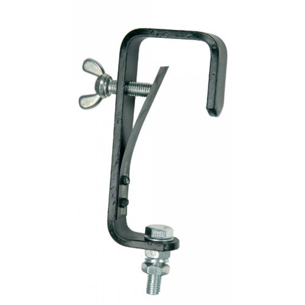 BEAMZ BeamZ G-haak 50mm zwart met lipje