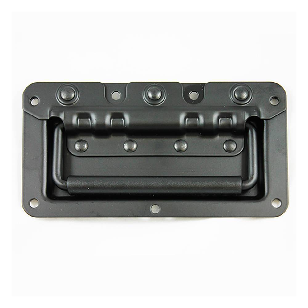 Penn Elcom Penn Elcom H7148K Smal inbouwhandvat met veer zwart