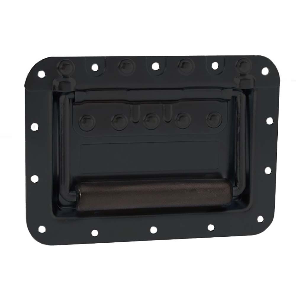 Adam Hall Adam Hall 34085 BLK groot inbouw handvat 14mm diep zwart