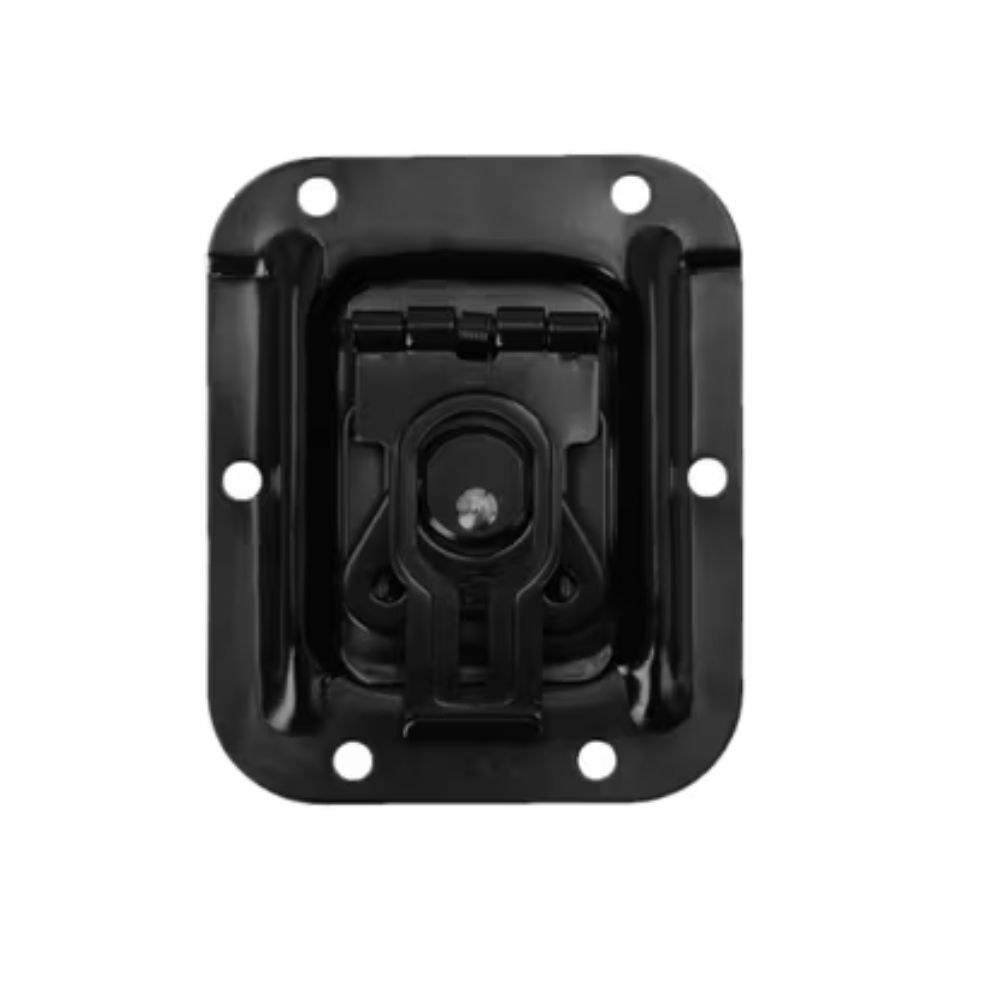 Adam Hall Adam Hall 17343BLK Klein inbouw vlinderslot 9 mm diep zwart