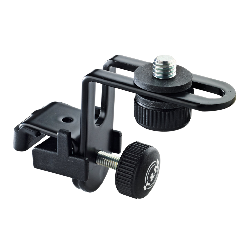 K&M K&M 24030 Microfoonhouder voor drums zwart