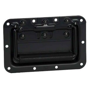 Adam Hall Adam Hall 34082BLK Inbouw handvat normaal zwart 8mm