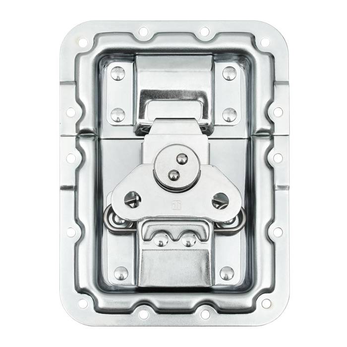 Adam Hall Adam Hall 172572 Groot inbouw vlinderslot met verzet en revet bescherming 9mm diep