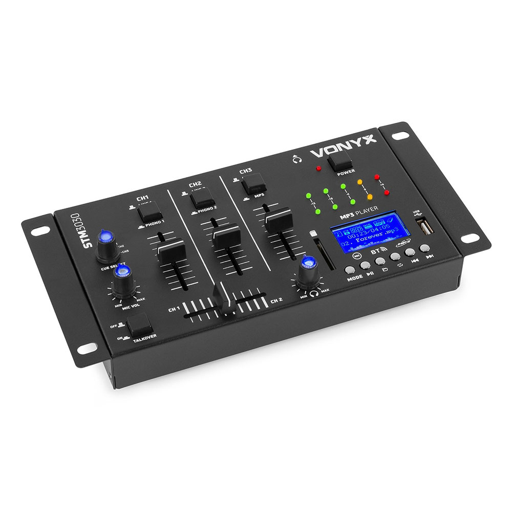 VONYX Vonyx STM3030 4-kanaals mixer met USB-speler