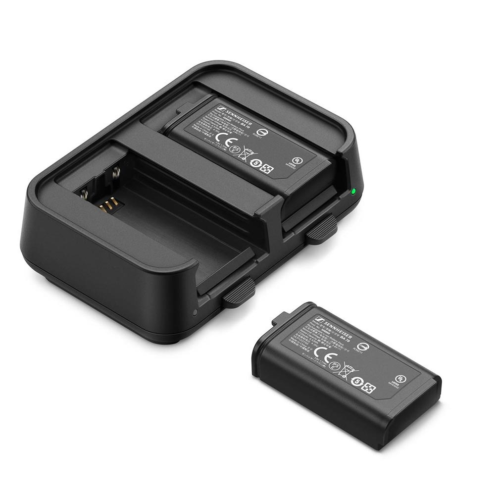 Sennheiser Sennheiser EW-D charging set dubbele L 70 USB oplader + 2x BA 70 accu's
