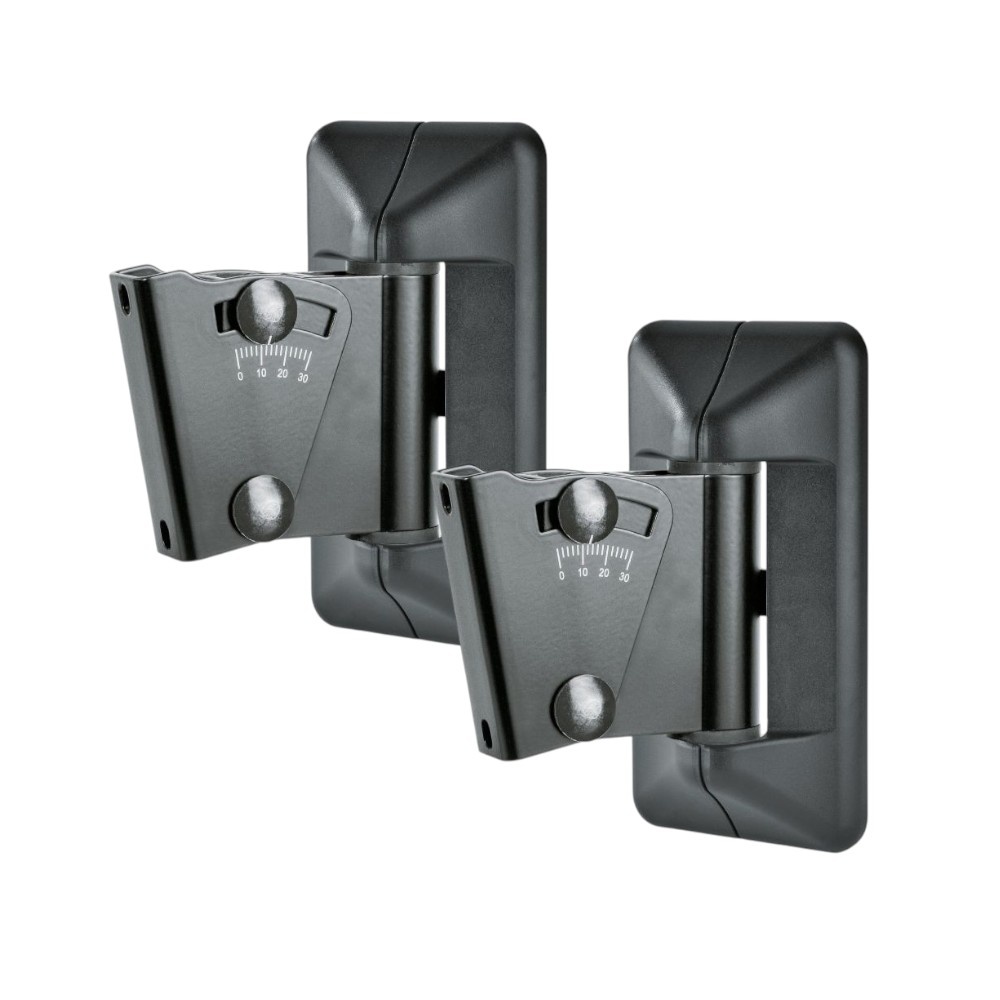 K&M K&M 24472 Muurbeugelset speakers zwart (2 stuks)