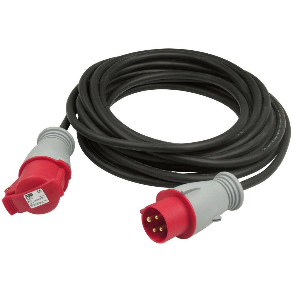 Showtec Showtec Motorkabel CEE 4P rood 16A 20m
