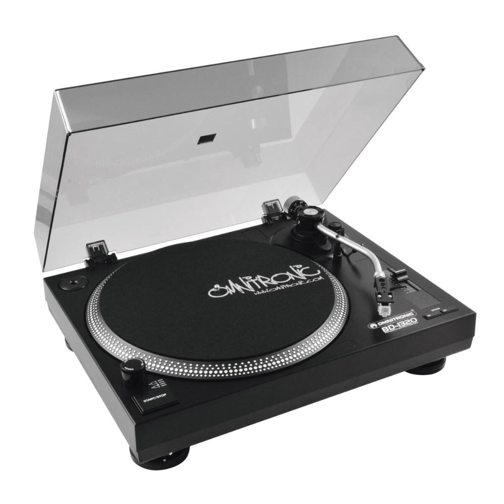 Omnitronic Omnitronic BD-1320 Draaitafel zwart