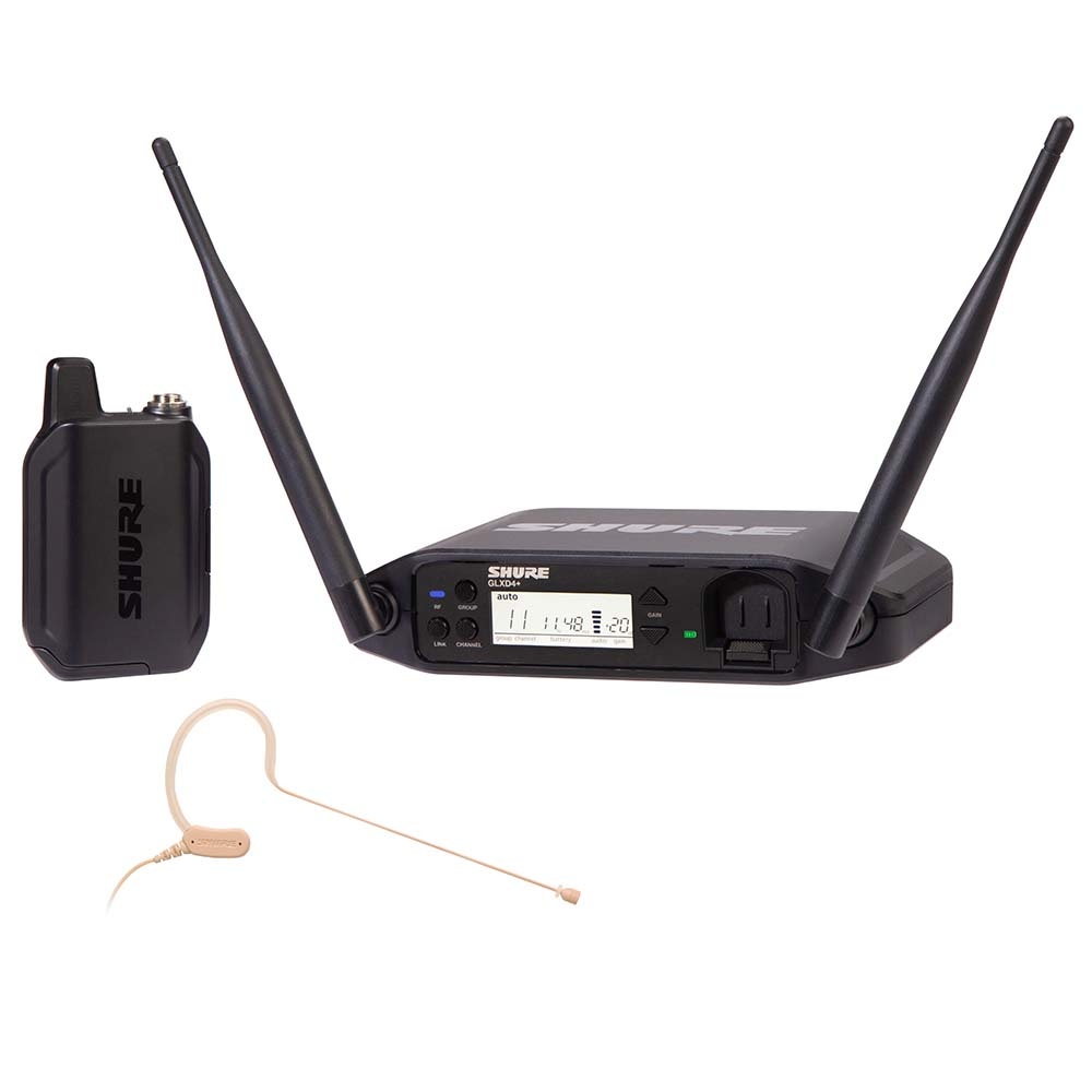 Shure Shure GLXD14+/MX53 draadloze MX153 headsetmicrofoonset