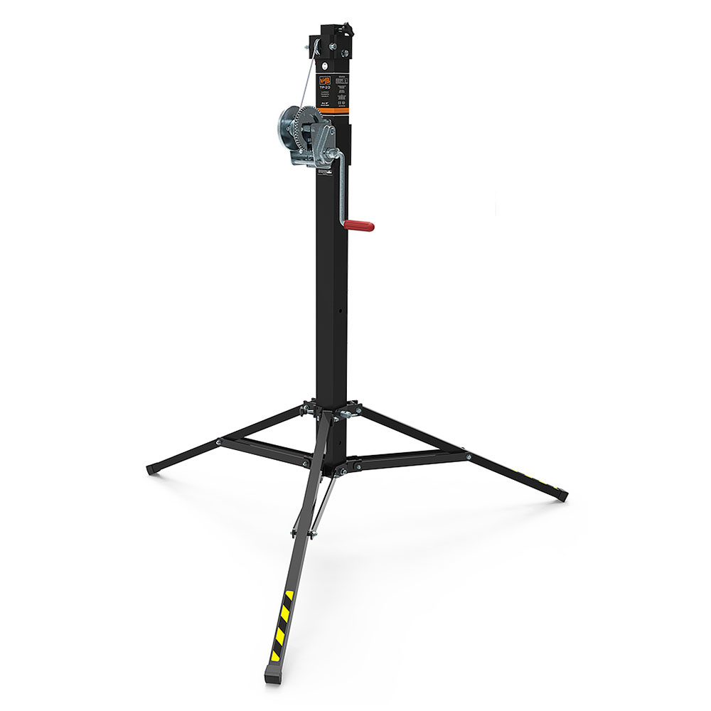 VMB VMB TP-20 wind-up statief tot 3m en 100kg zwart