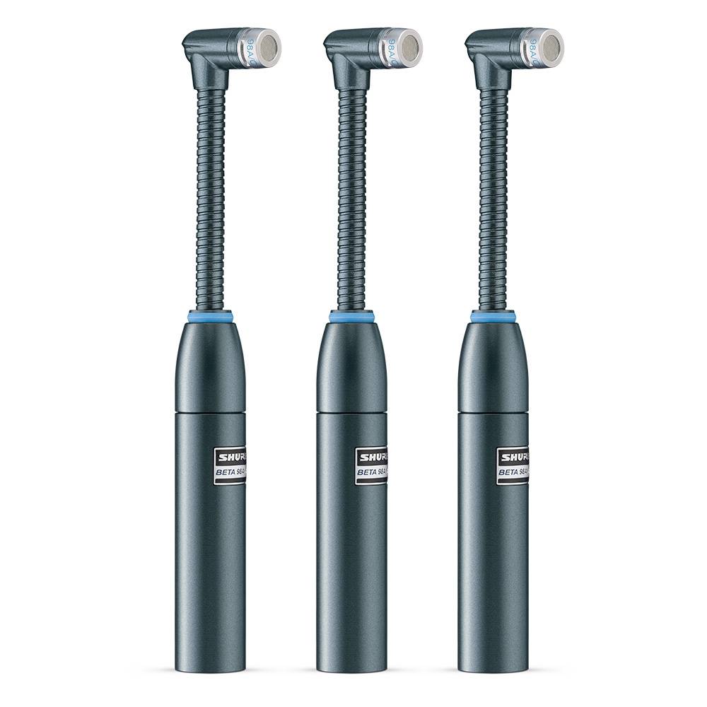 Shure Shure 3x Beta 98AMP/C Cardioide drum microfoons