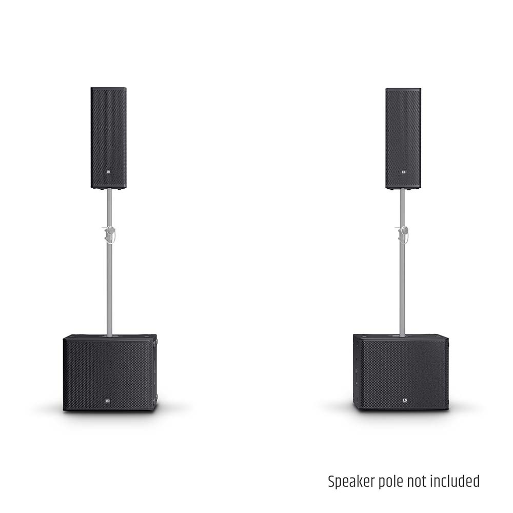 LD Systems LD Systems Stinger G3 Gala Set A 2x dubbele 8 inch PA speakers + 2x 18 inch subwoofer