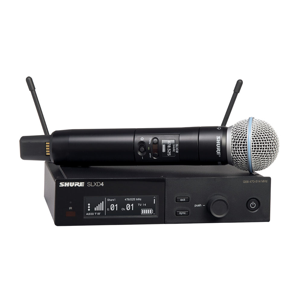 Shure Shure SLXD24/B58-K59 draadloze Beta 58A microfoon set