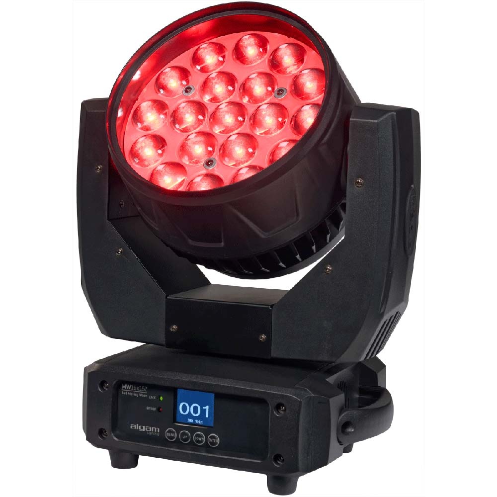 Algam Lighting Algam Lighting MW19x15Z LED RGBW wash moving head met zoom 19x 15W