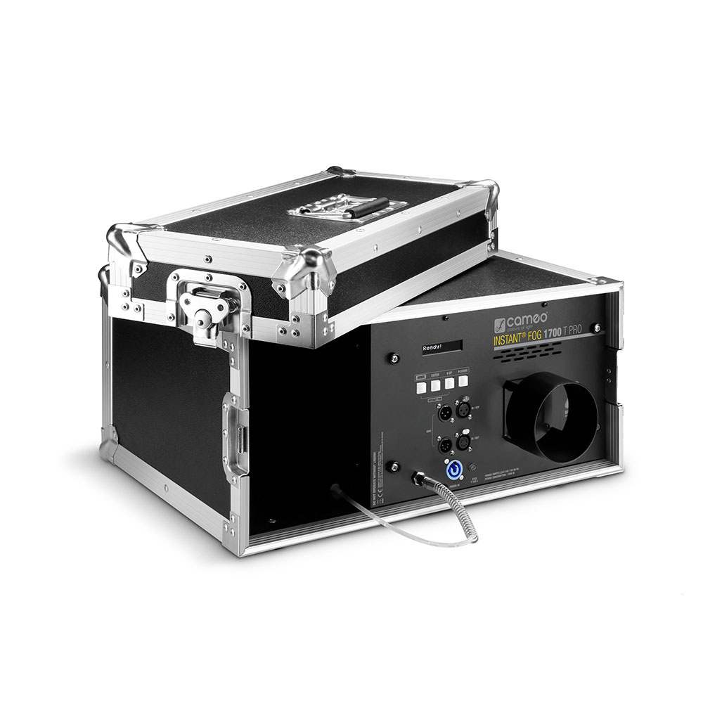 Cameo Cameo Instant Fog 1700T Pro DMX rookmachine in flightcase