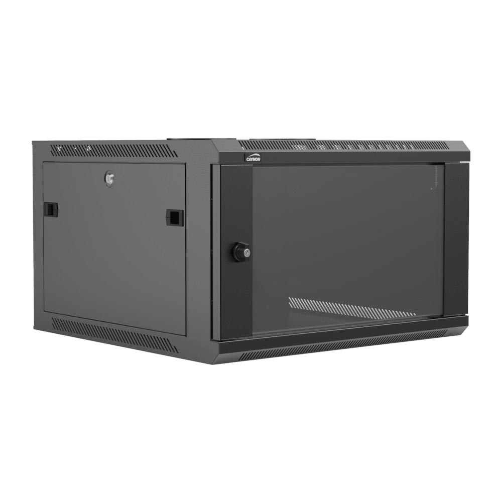 Caymon Caymon WPR606R/B 19 inch kast met deur 6 HE 60cm