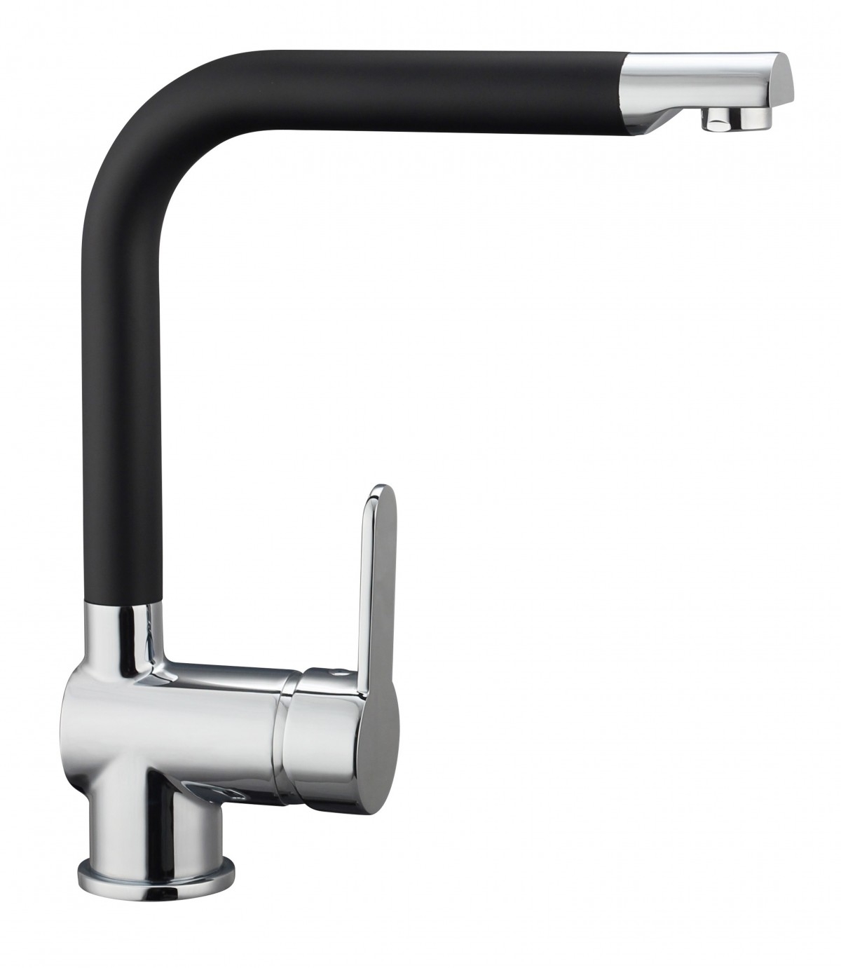 Schütte Schütte Rio Keukenkraan Chroom/Mat – Flexibele Uitloop - Zwart