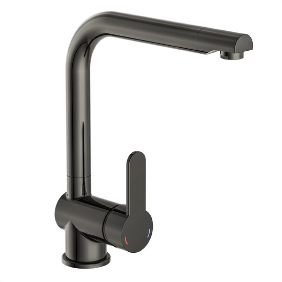 Schütte Sanifun keukenmengkraan Rio Gunmetal look.