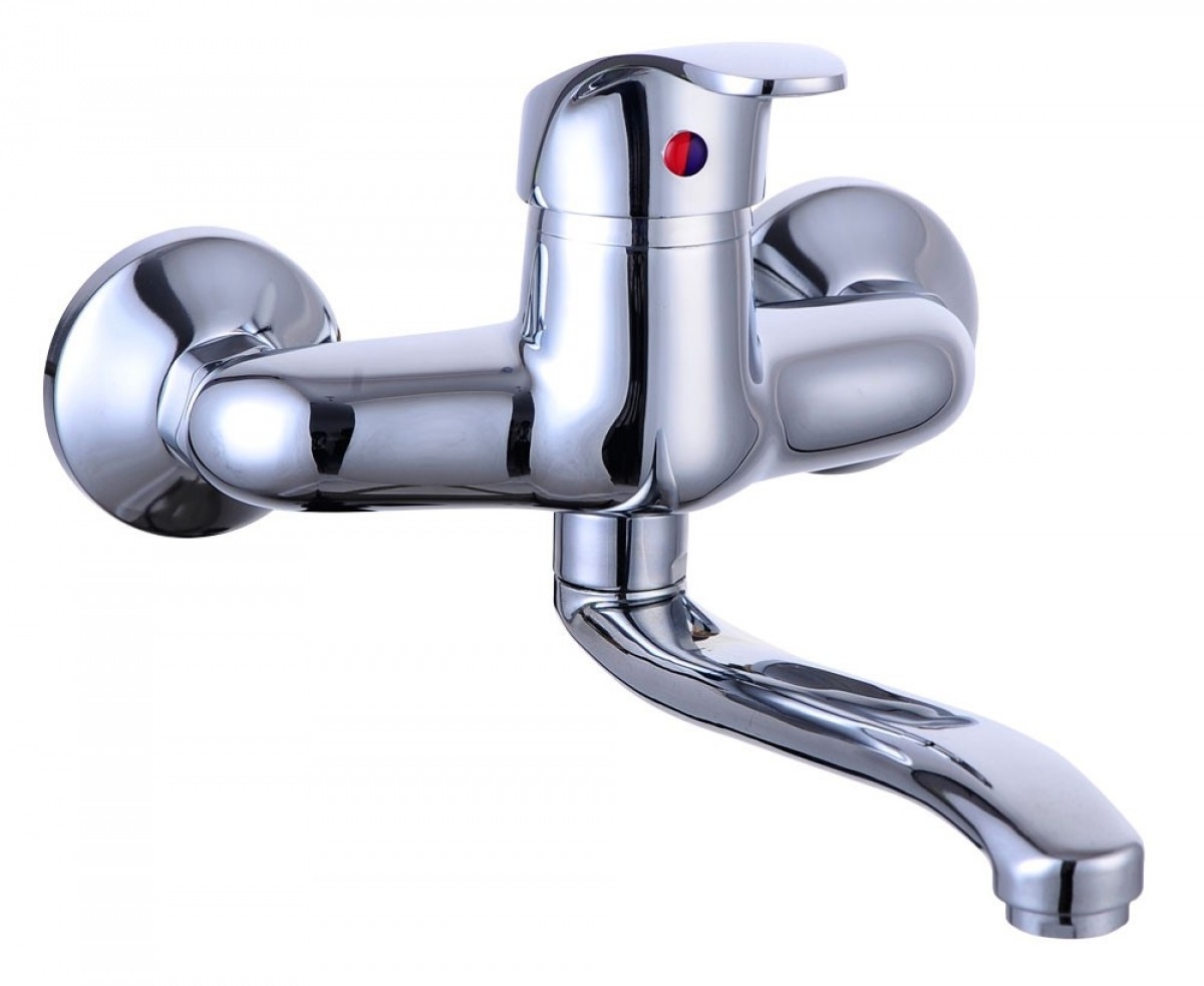 Schütte Schütte Orazi Keukenkraan Chroom – Wandmontage&Flexibel