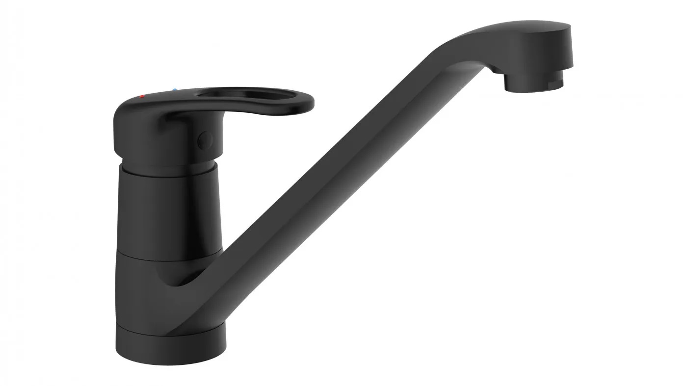 Schütte Schütte Grande Keukenmengkraan Zwart Mat – Modern en Gebruiksvriendelijk