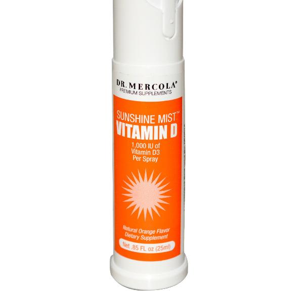 Dr. Mercola Vitamine D3 Spray, Sunshine Mist, 1000 IE - Dr. Mercola