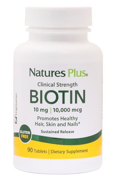 Nature's Plus Biotin Sustained Release (90 Tablets) - Nature's Plus