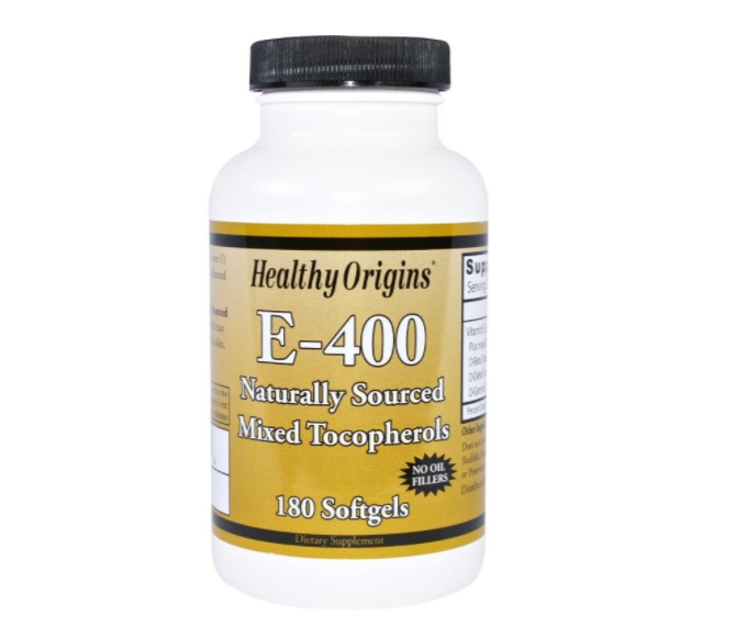 Healthy Origins Vitamine E-400 (180 Softgel Capsules) - Healthy Origins