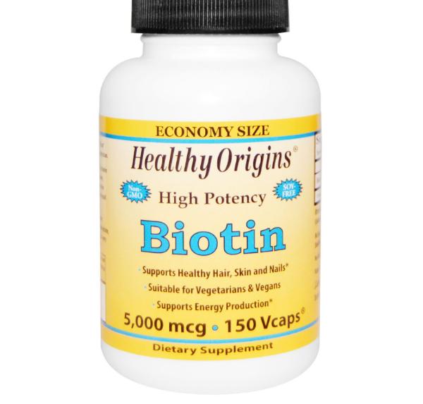 Healthy Origins Biotine, Hoge Dosering, 5000 mcg (150 vegetarische capsules) - Healthy Origins