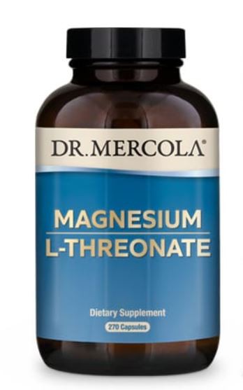 Dr. Mercola Magnesium L-Threonate (270 Capsules) - Dr. Mercola
