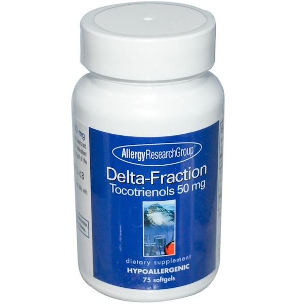 Allergy Research Group Delta-Fraction Tocotrienols 50 mg 75 Softgels - Allergy Research Group