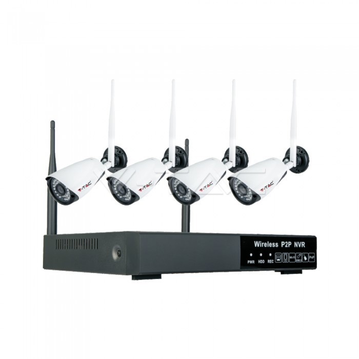 V-tac 1080P Wireless NVR Camera Set IP65