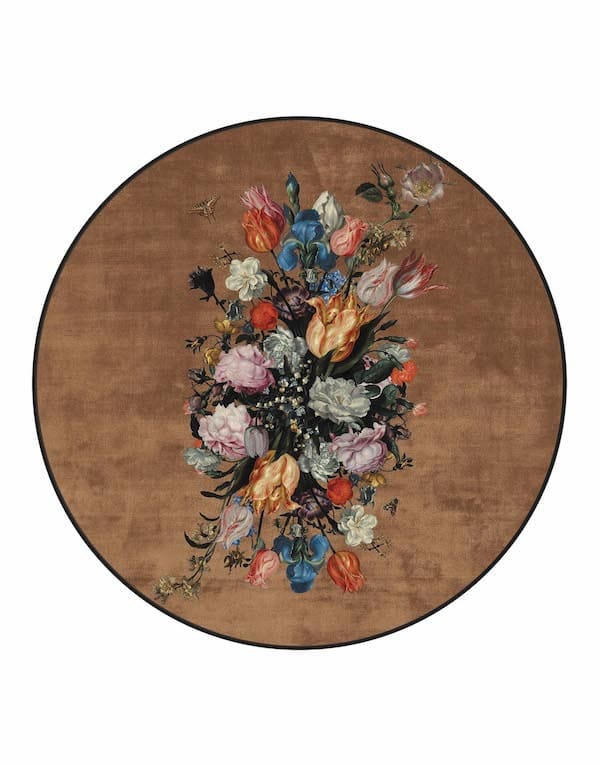 Essenza Essenza Beautiful Bouquet Carpet Brown - Blauw