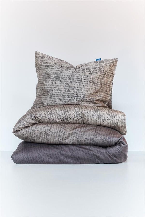 Auping Flock Grey dekbedovertrek - Grijs