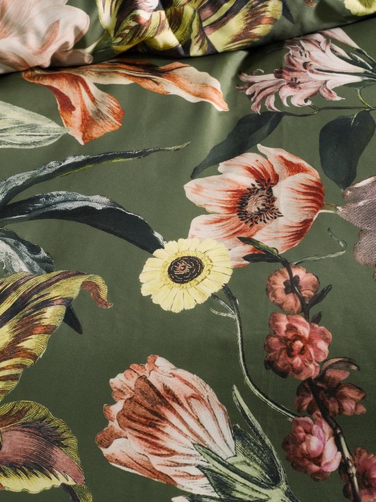 Essenza Filou Forest green dekbedovertrek - Groen