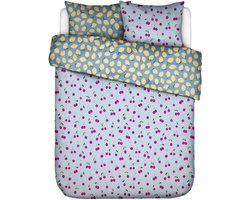 Essenza Zesty cherry Ijs Dekbedovertrek - Blauw