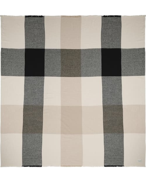 Marc O'Polo Erlend Plaid 200x200 - Zwart